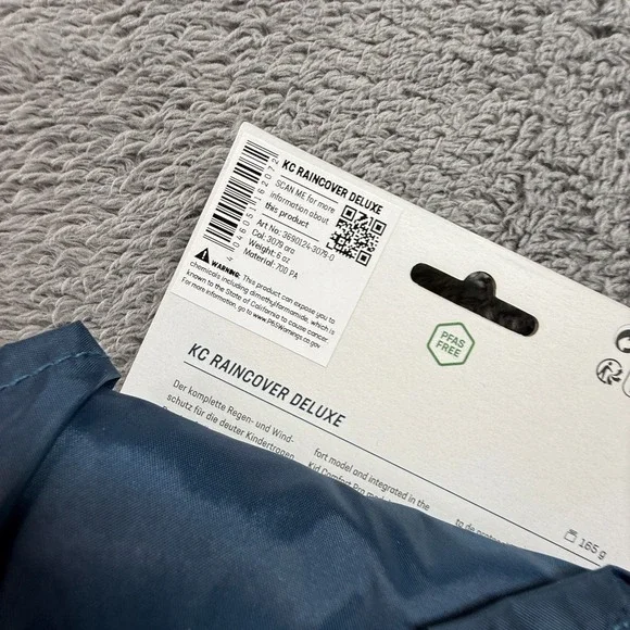 Deuter KC Raincover Deluxe Blue Kid Comfort Child Carrier Accessory Attachment - Picture 2 of 3